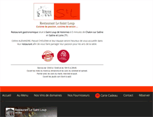 Tablet Screenshot of lesaintloup.fr
